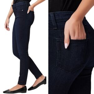 Paige Hoxton Ankle Jeans Women 26 Dark Blue High Rise Skinny Pants